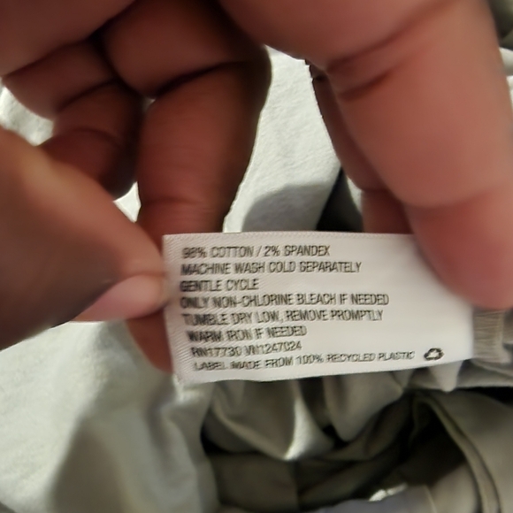 Universal Thread Button Front Jumpsuit Pickled Grey Size 2,  Inseam 24" - Picture 7 of 10